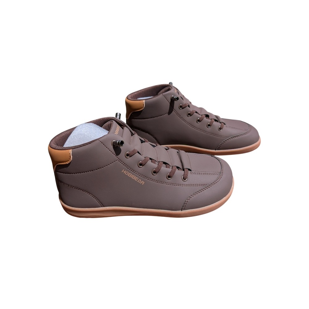Hobibear Barefoot Shoes-M/W Size 41‎ Brown Like New Minimalist High Top Sneakers